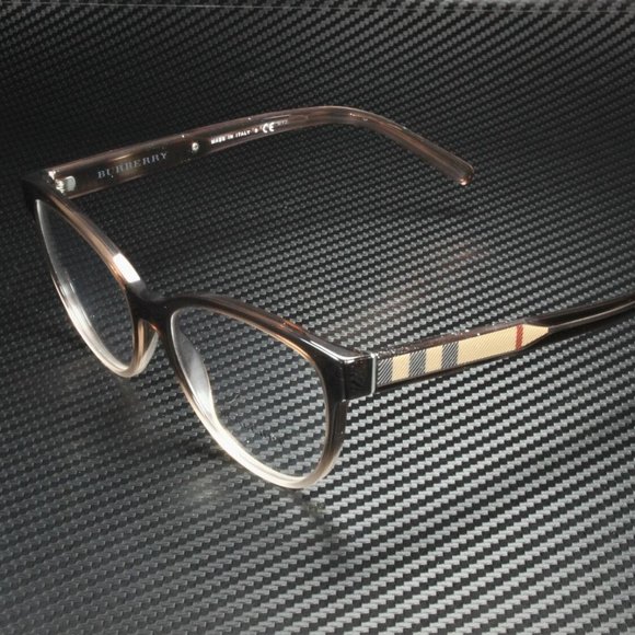 Burberry Womens 52mm Brown Pink Eyeglasses - Picture 1 of 5